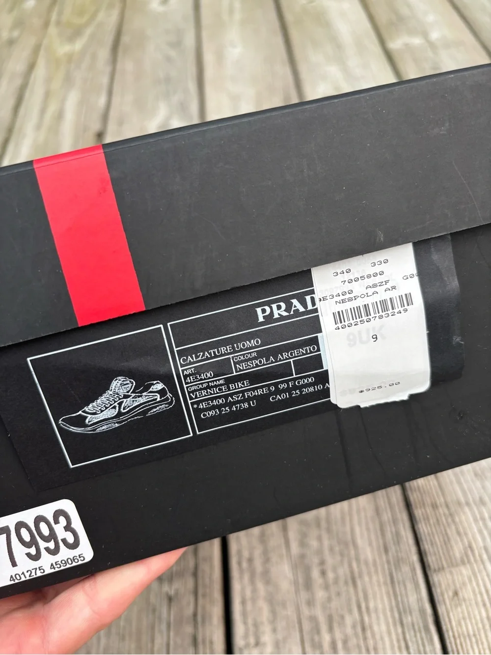 Prada Americas Cup Patent Leather Burnt Orange Size 10